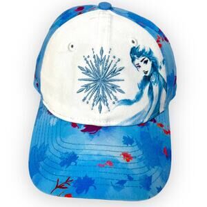 Disney Frozen New Era Kids Hat Youth Girls One Size White Blue Embroidery